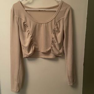 Long sleeve crop top